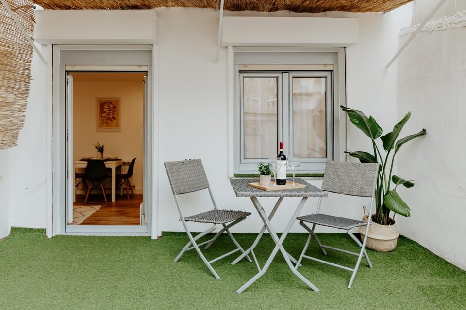 Property building, Patio