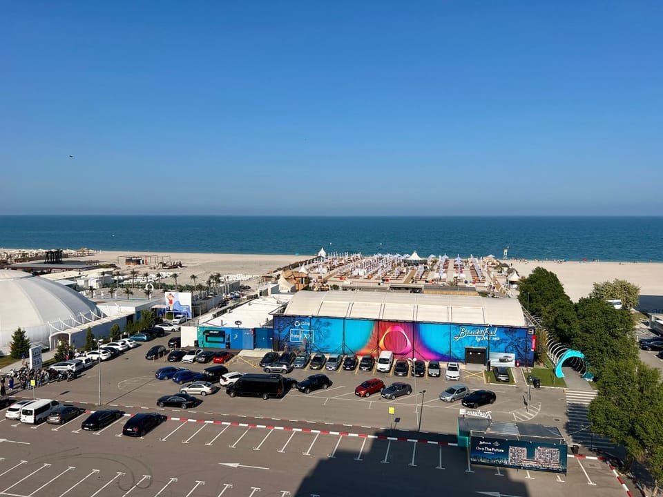 Day, Bird's eye view, Beach, Evening entertainment, Sea view, sunbed