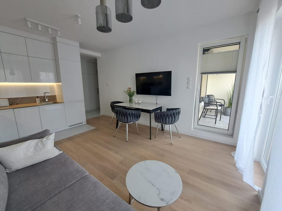 TV and multimedia, Kitchen or kitchenette, Living room, Seating area, Dining area