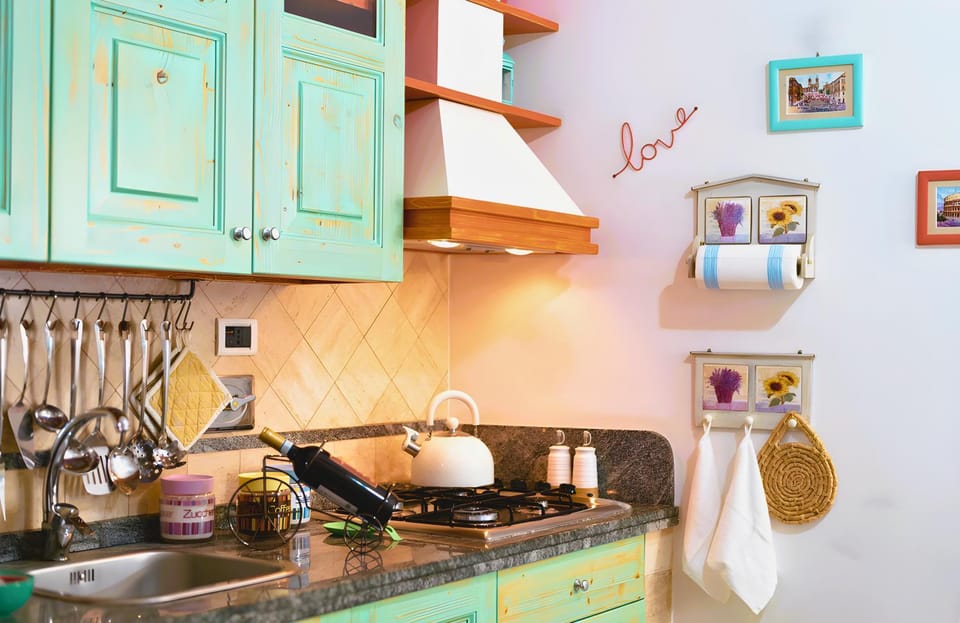furniture, stove, kitchen