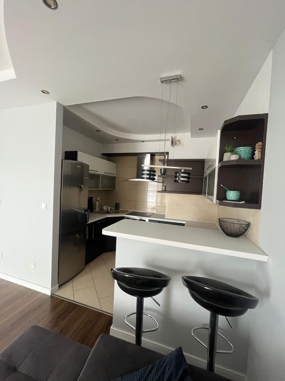 Kitchen or kitchenette, Dining area, stove