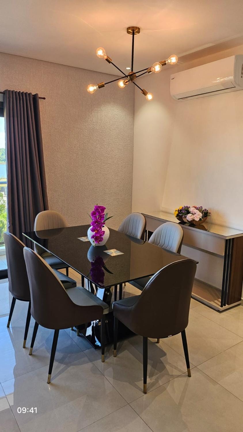Living room, Dining area, air conditioner