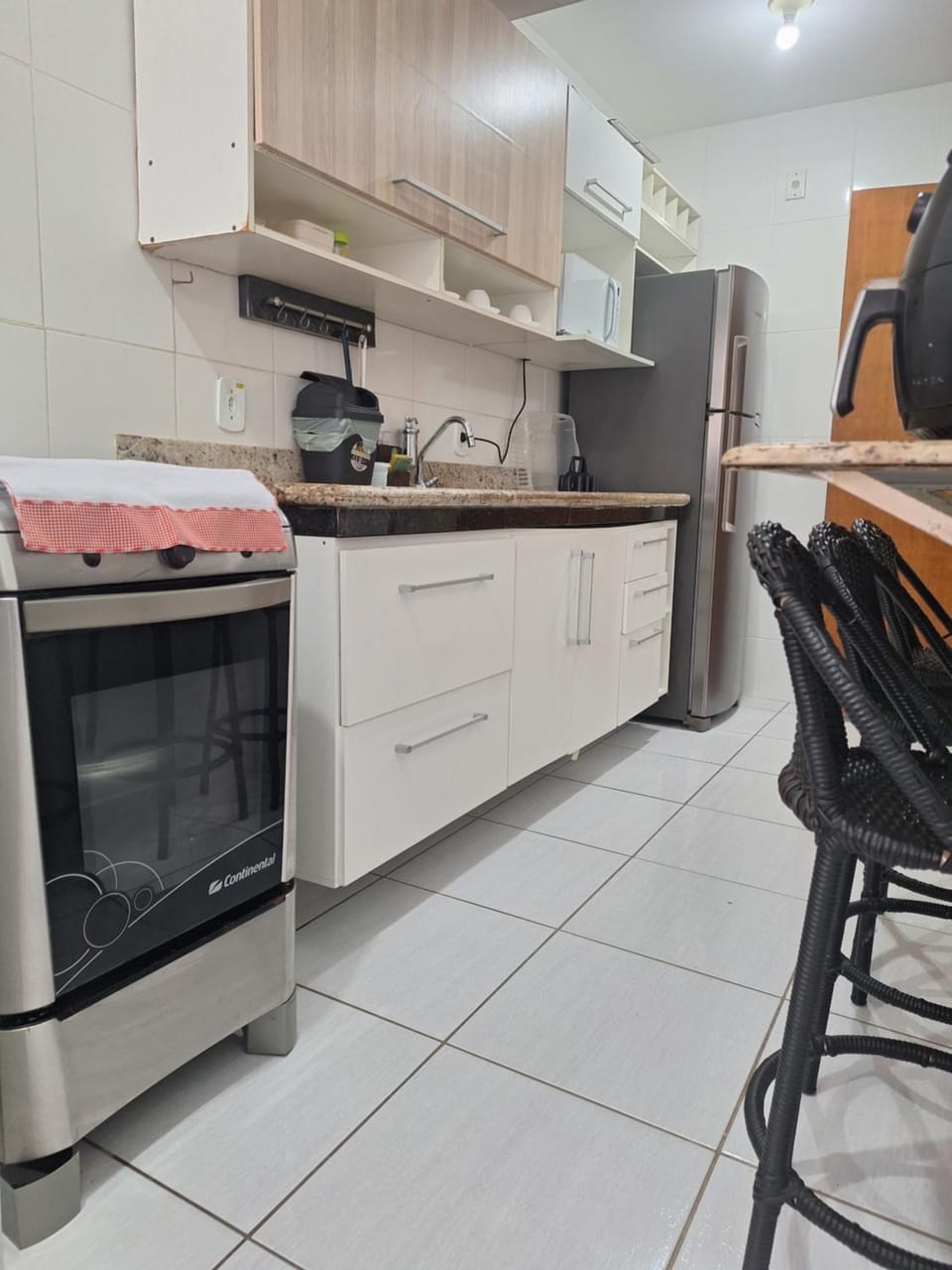 Kitchen or kitchenette, Dining area, microwave, oven, stove, kitchen