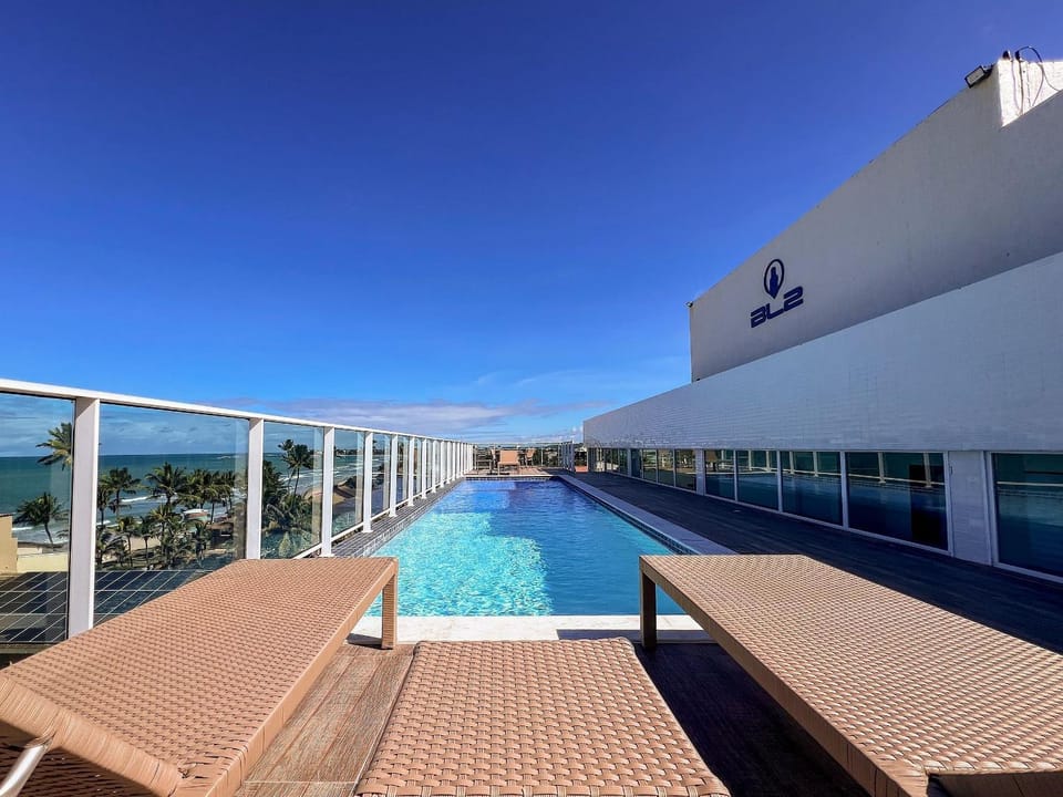 Day, View (from property/room), Balcony/Terrace, Pool view, Sea view, Swimming pool, sunbed