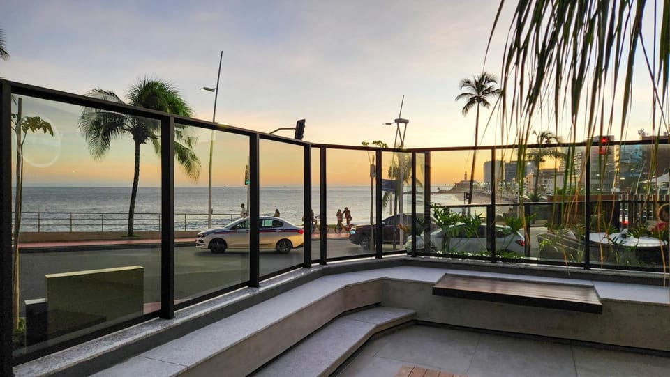 View (from property/room), Balcony/Terrace, Sea view, Sunset
