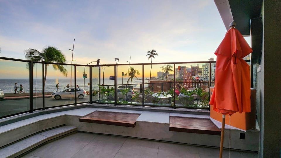 Natural landscape, View (from property/room), Balcony/Terrace, Sea view