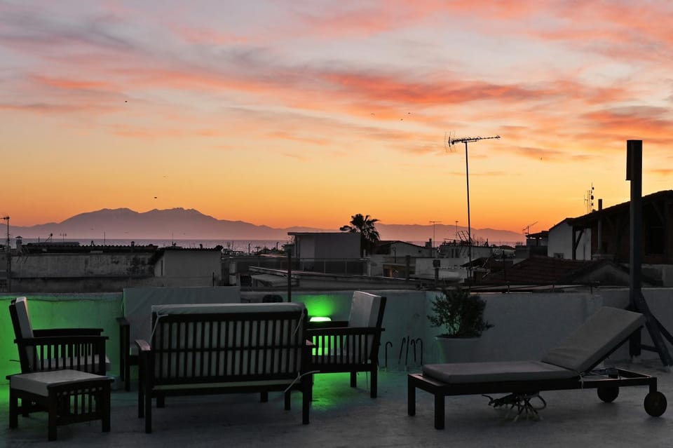 Natural landscape, Sea view, Sunset