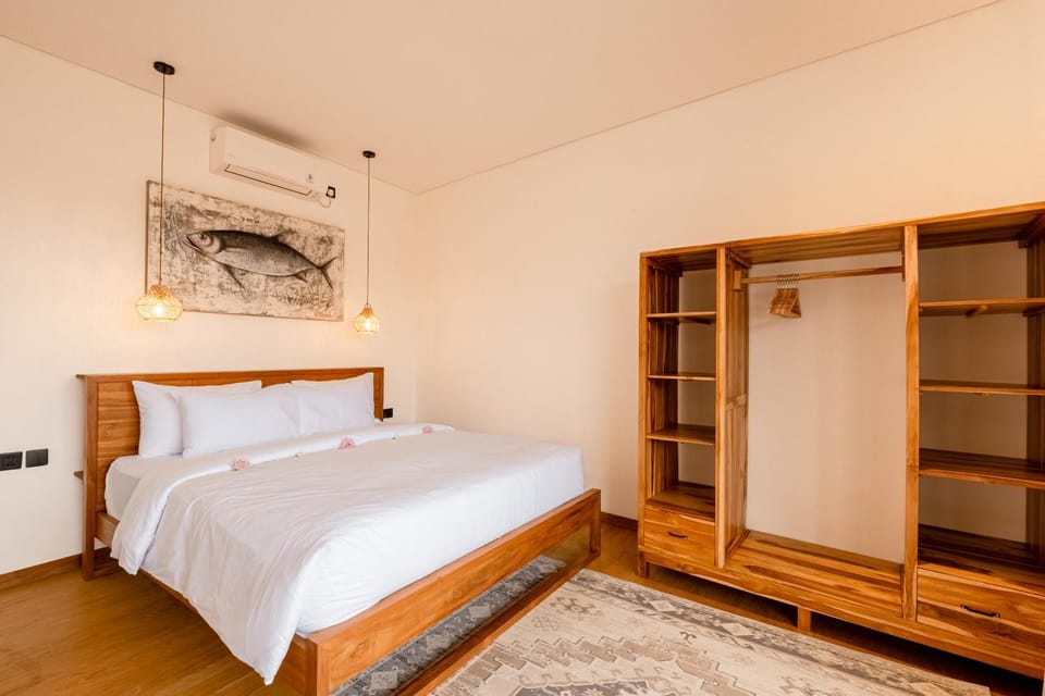 Bed, Bedroom, air conditioner