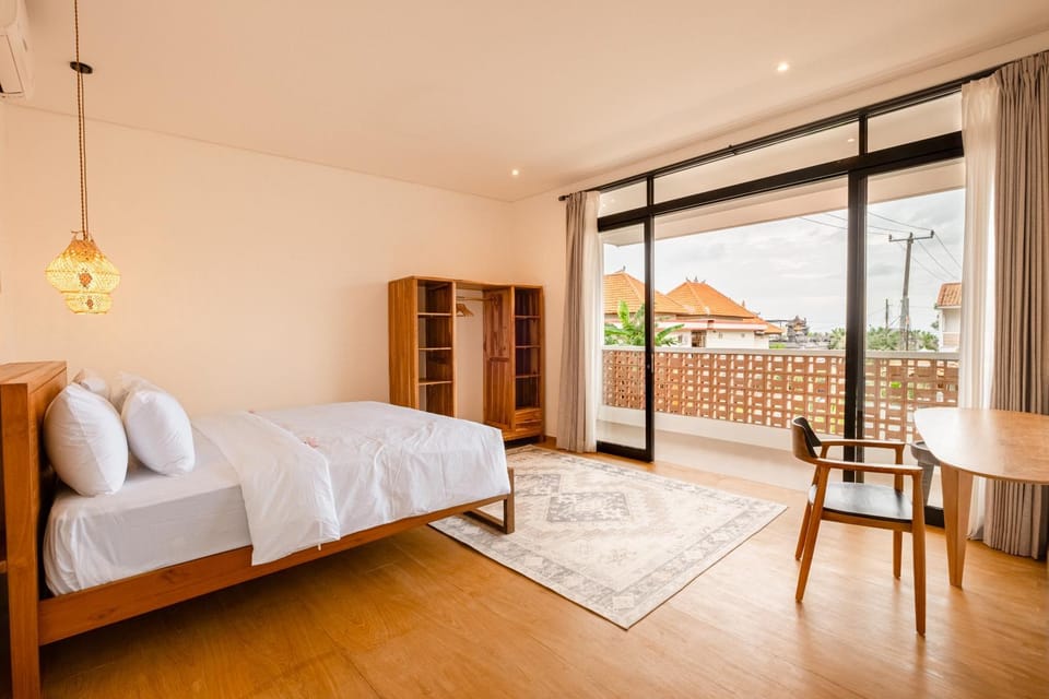 Bed, Bedroom, air conditioner