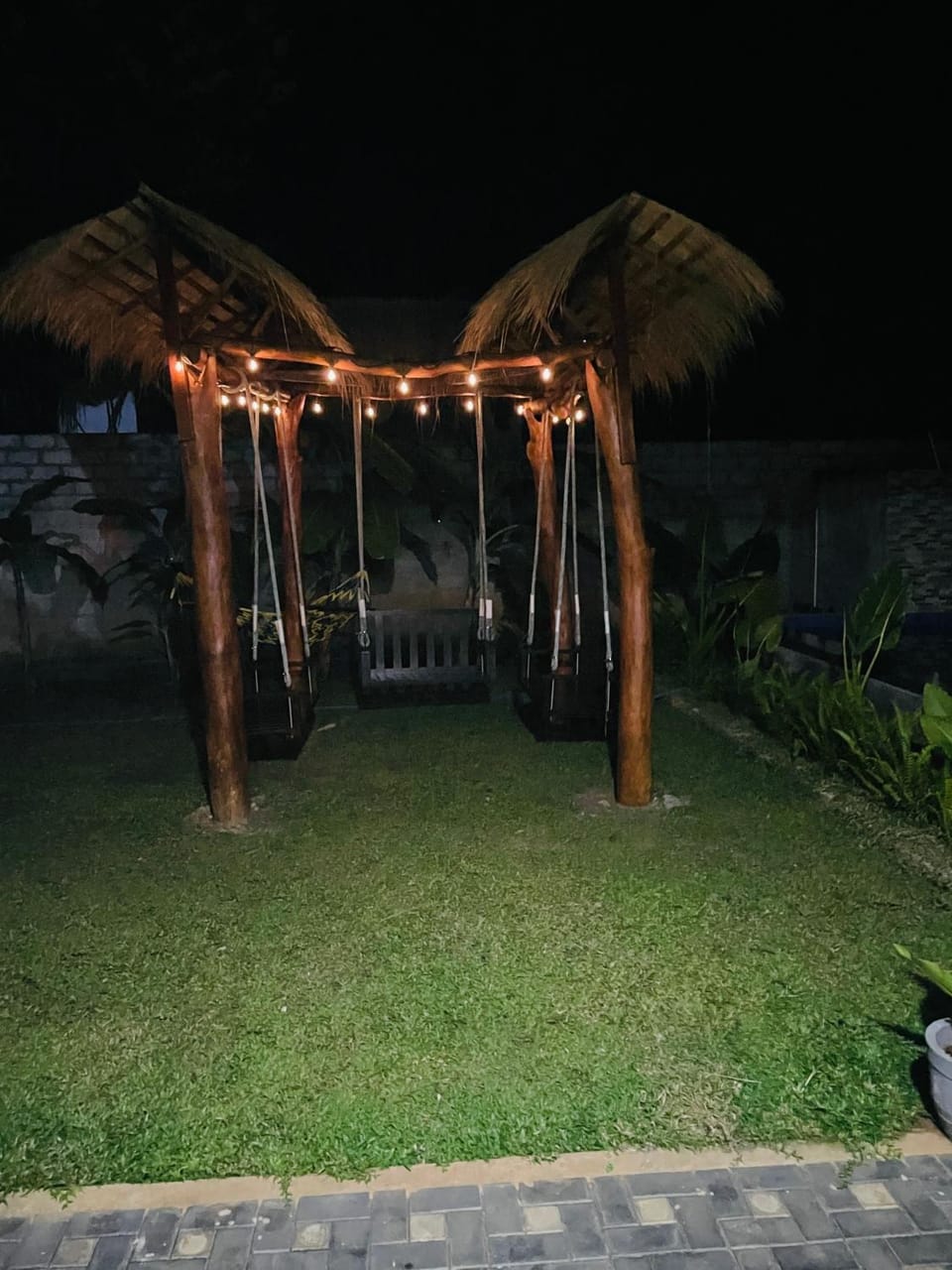 Night, Natural landscape, Garden, Garden view