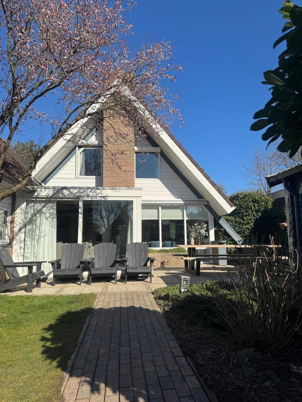 Property building, Garden view