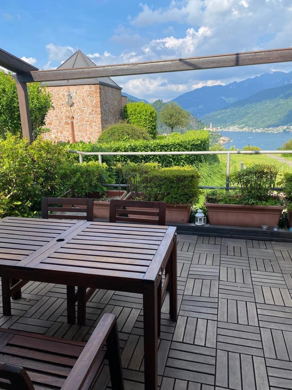 Balcony/Terrace, Dining area, Lake view