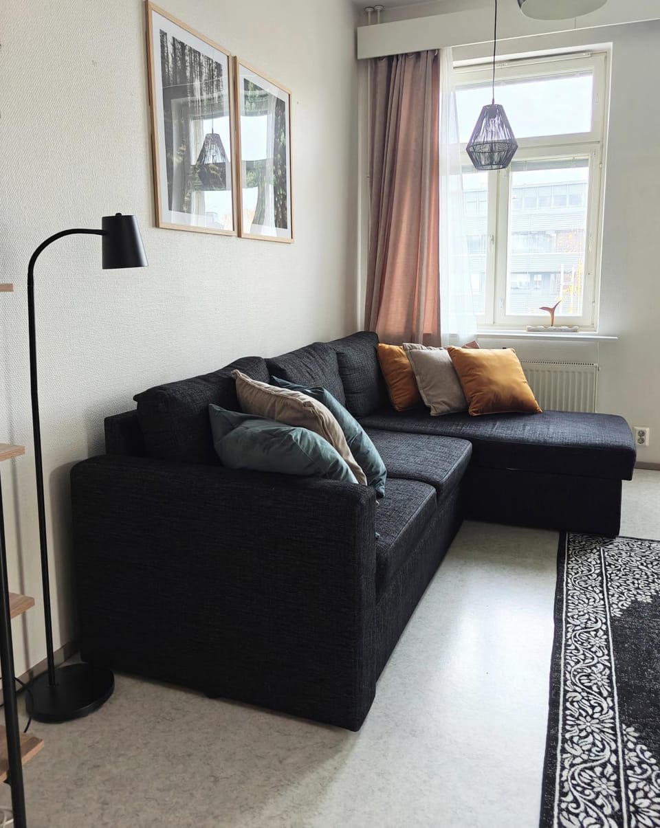 Bed, Living room, Photo of the whole room, Seating area