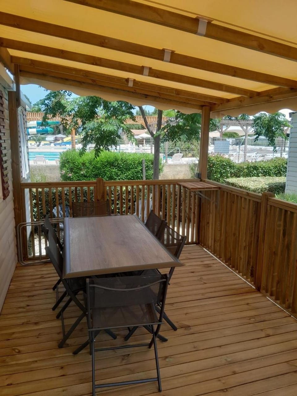 Balcony/Terrace, Dining area, Pool view, Pool view
