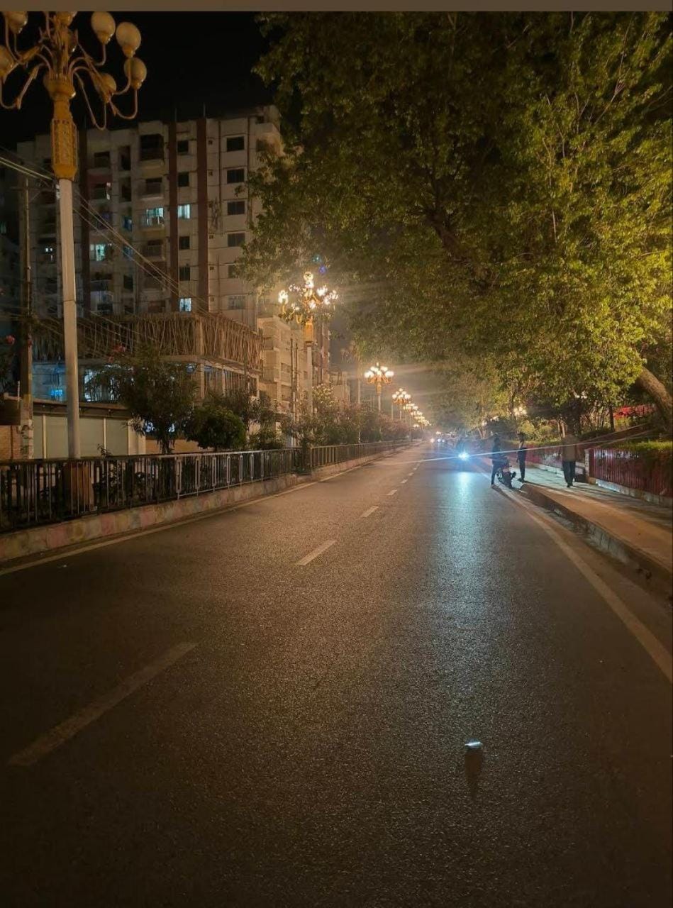 Night, Neighbourhood, Street view, Location