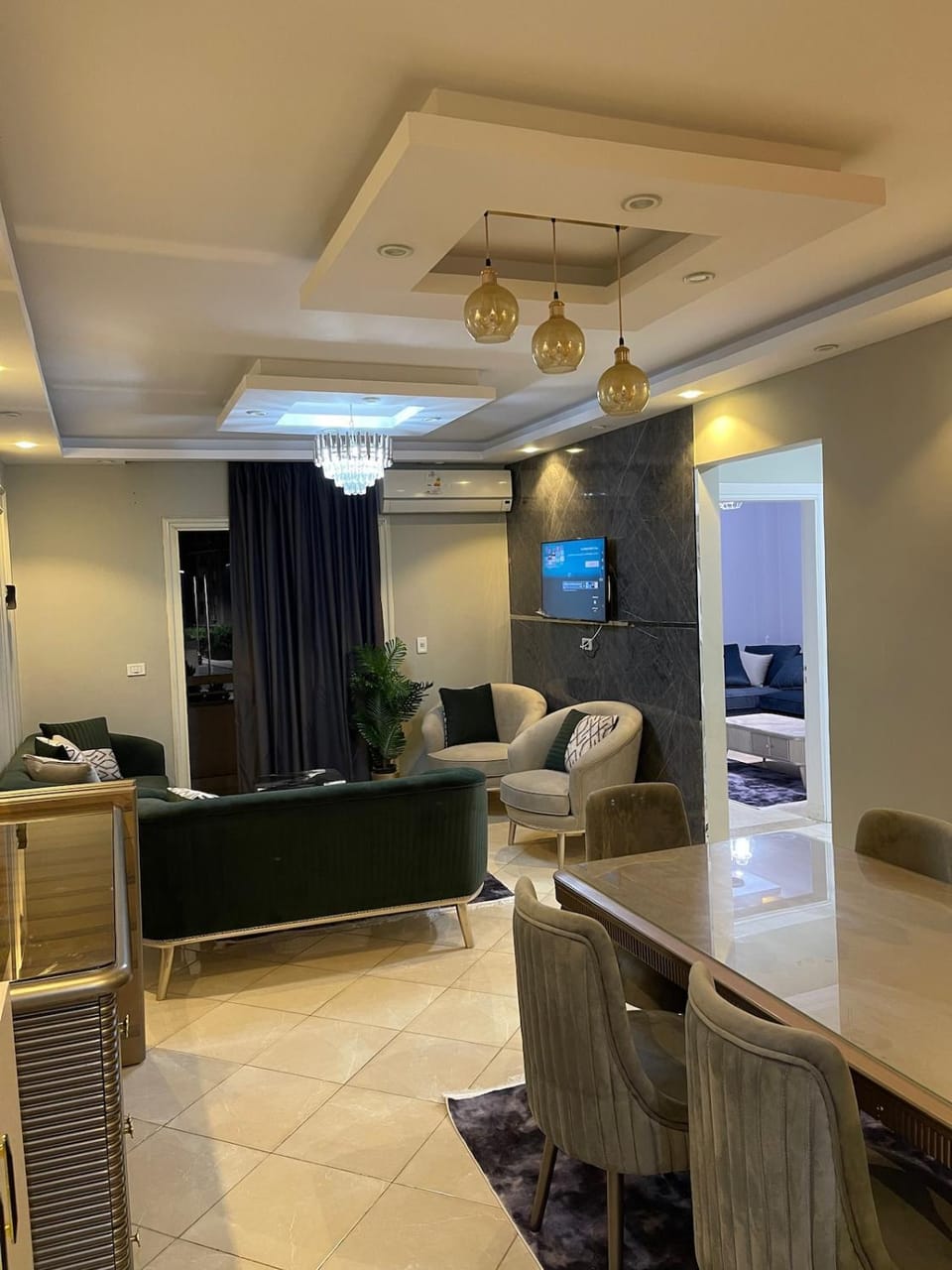 Luxury apartment gardenia compound New Cairo 13 min from Cairo Airport Apartment in New Cairo City