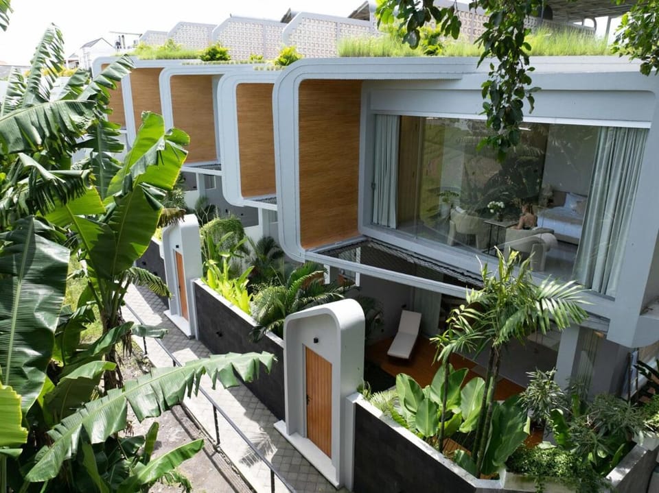 Aura Umalas - Futuristic 2BR Rooftop Villa with Green Views Villa in North Kuta