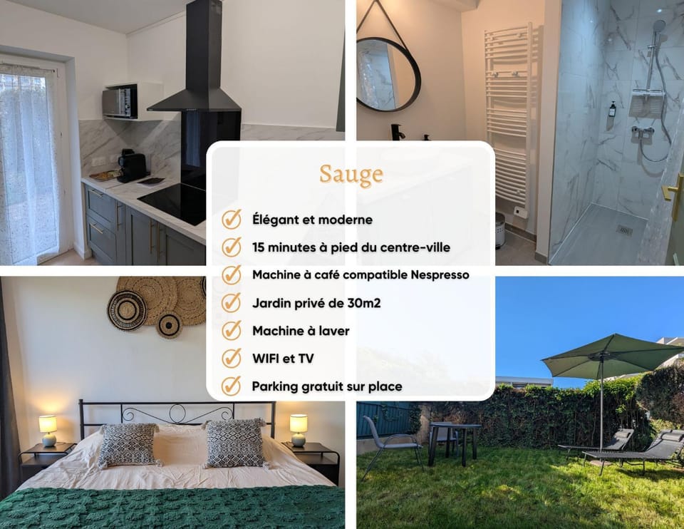 Confortable et moderne avec clim et jardin privé - Appartement Sauge Apartment in Thonon-les-Bains