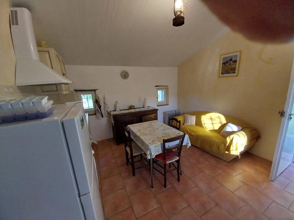 Kitchen or kitchenette, Living room, Dining area