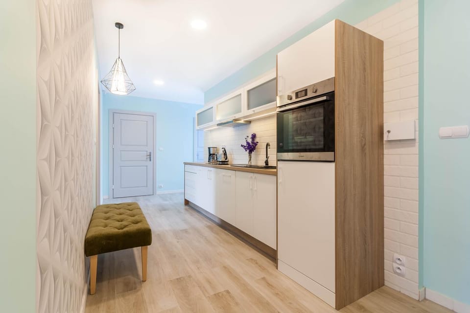 Communal kitchen, oven, stove