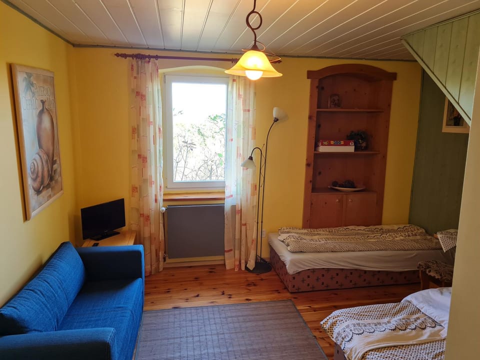 Bed, TV and multimedia, Living room