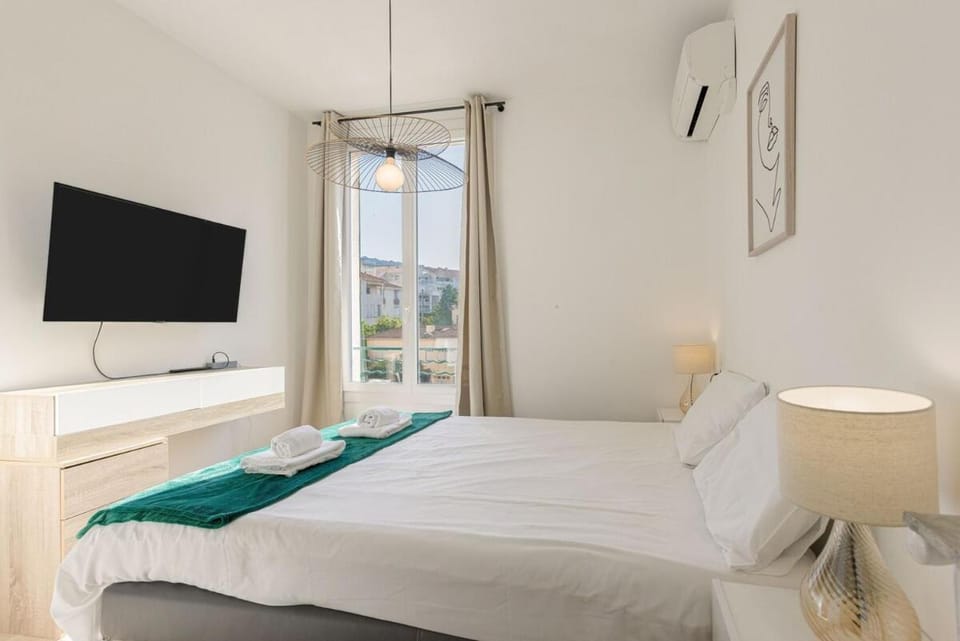 Astéria - cosy, moderne, clim, 15mn Palais&Plages Apartment in Cannes