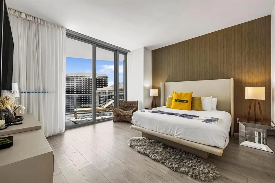 Bedroom, Sea view