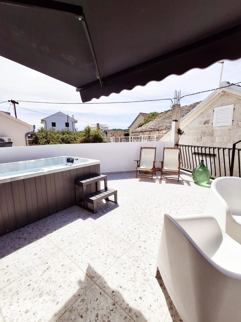 Day, Natural landscape, View (from property/room), Balcony/Terrace, Balcony/Terrace, Seating area, sunbed