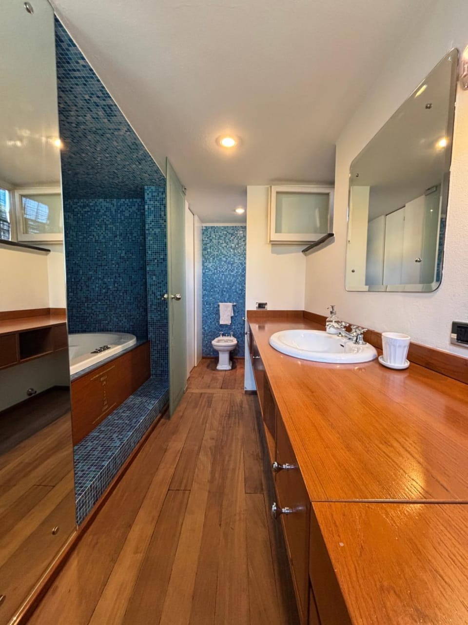 Bathroom, air conditioner