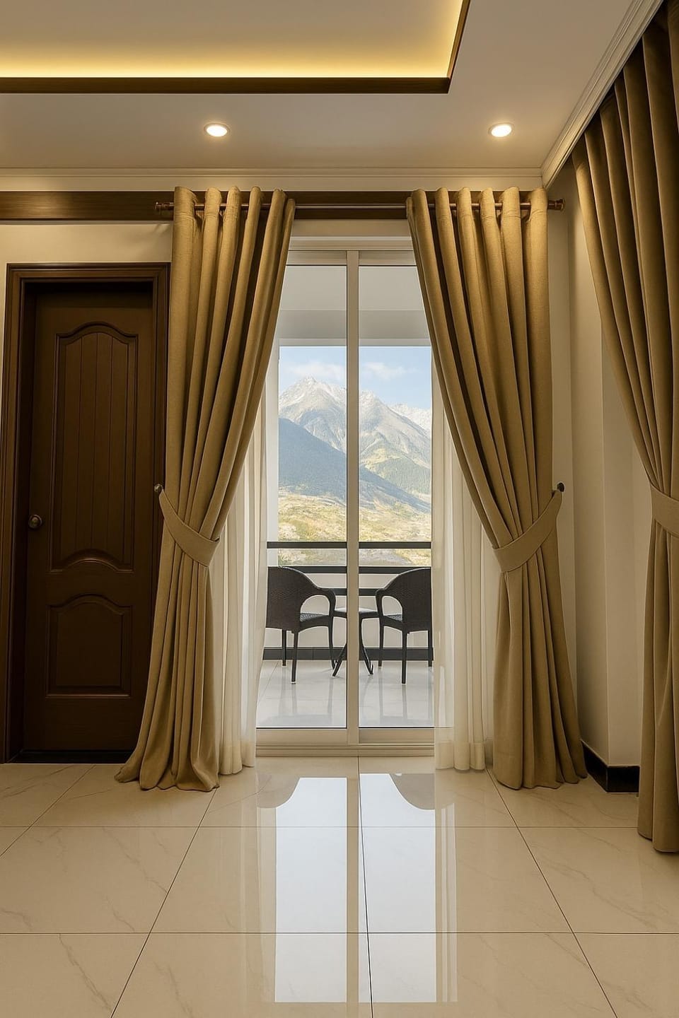 View (from property/room), Balcony/Terrace, Bedroom