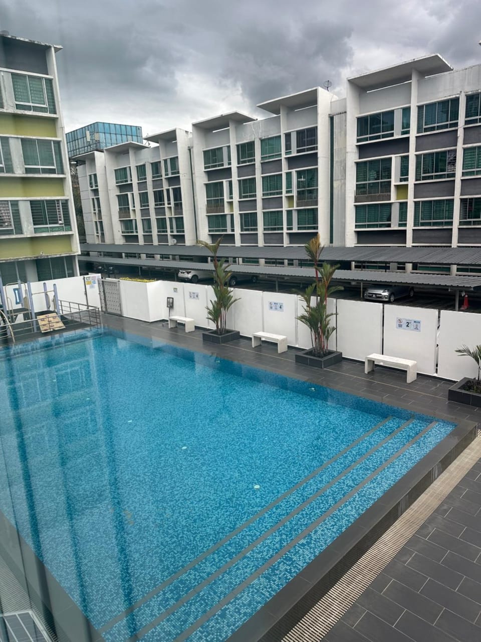 Property building, Pool view, Swimming pool