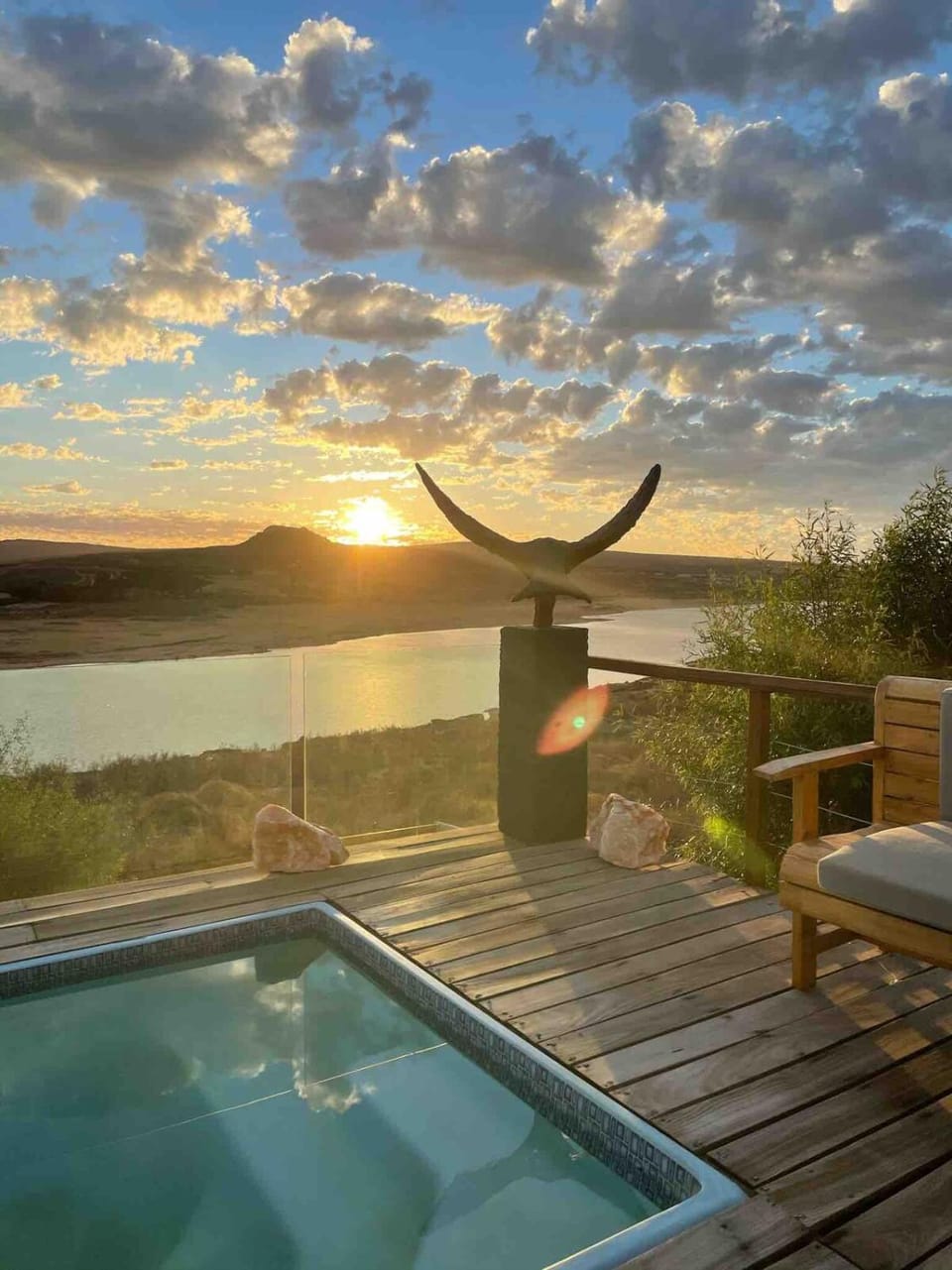 Lake view, Swimming pool, Sunrise, Sunset