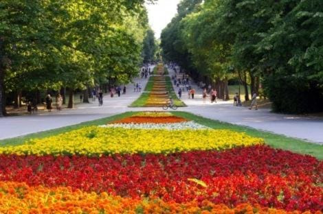 Nearby landmark, Spring, Day, Natural landscape, Garden, Garden view