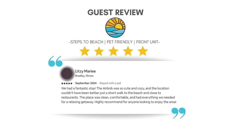 Steps to Beach Pet Friendly Front Unit Apartment in Hampton Beach