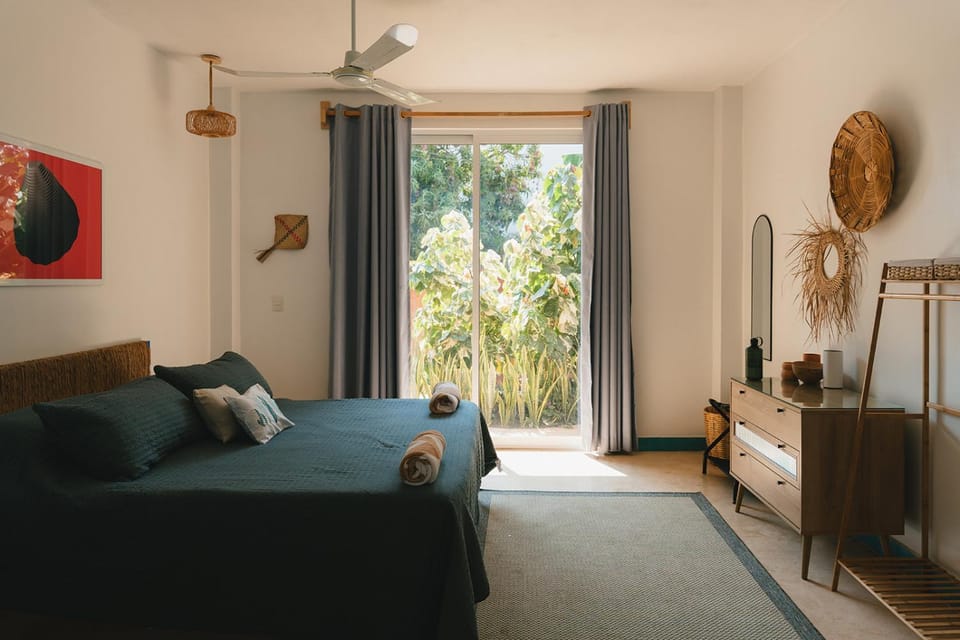 Bed, Garden view, Garden view, storage