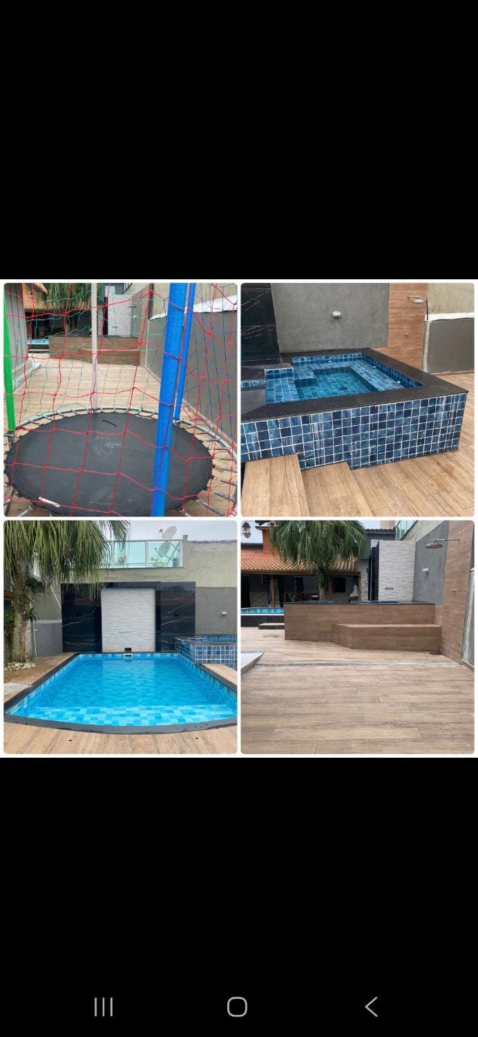 Casa com localização privilegiada, piscina climatizada e churrasqueira - Condomínio Morada da Praia House in Bertioga