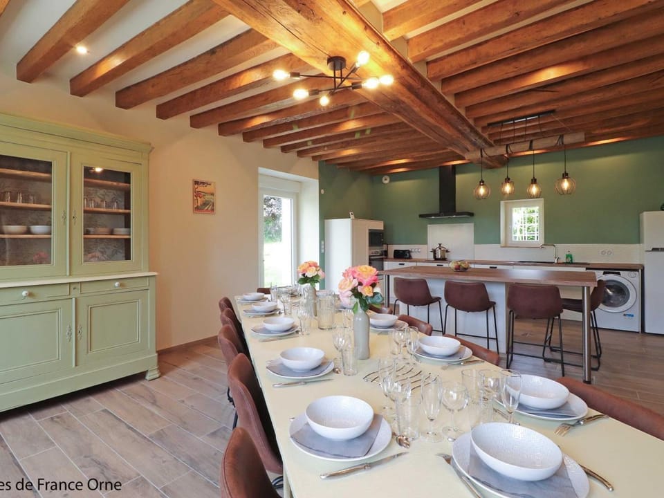 Manoir Percheron Indépendant avec Jardin et Babyfoot - FR-1-497-243 House in Normandy