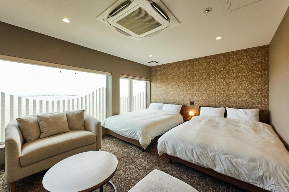 Bed, Bedroom, air conditioner