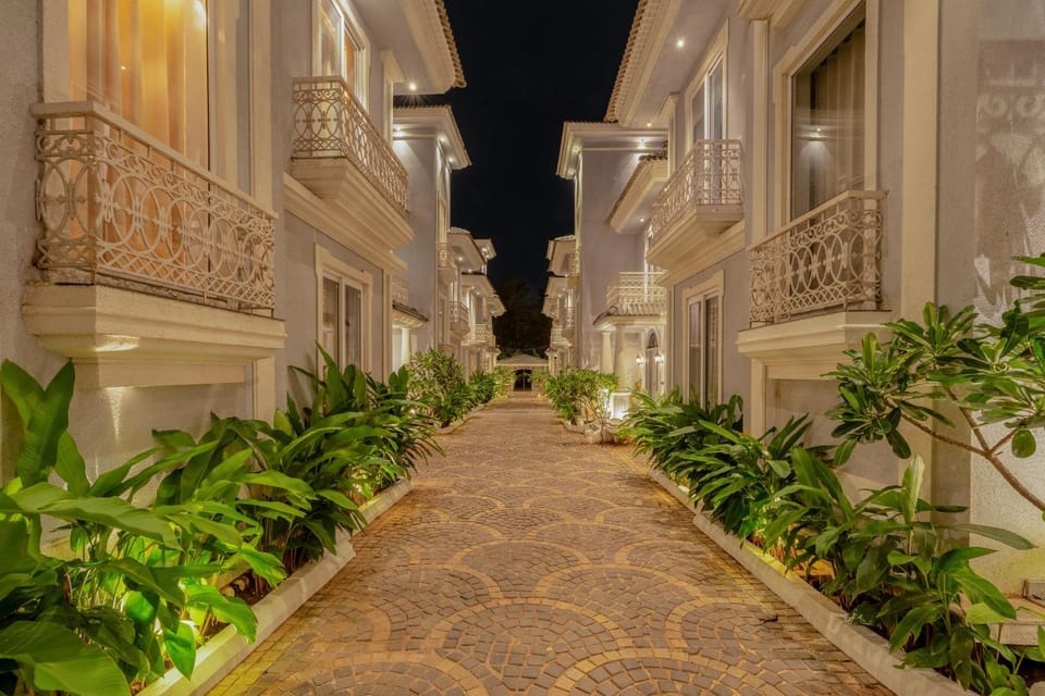 Property building, Night, Neighbourhood, Street view