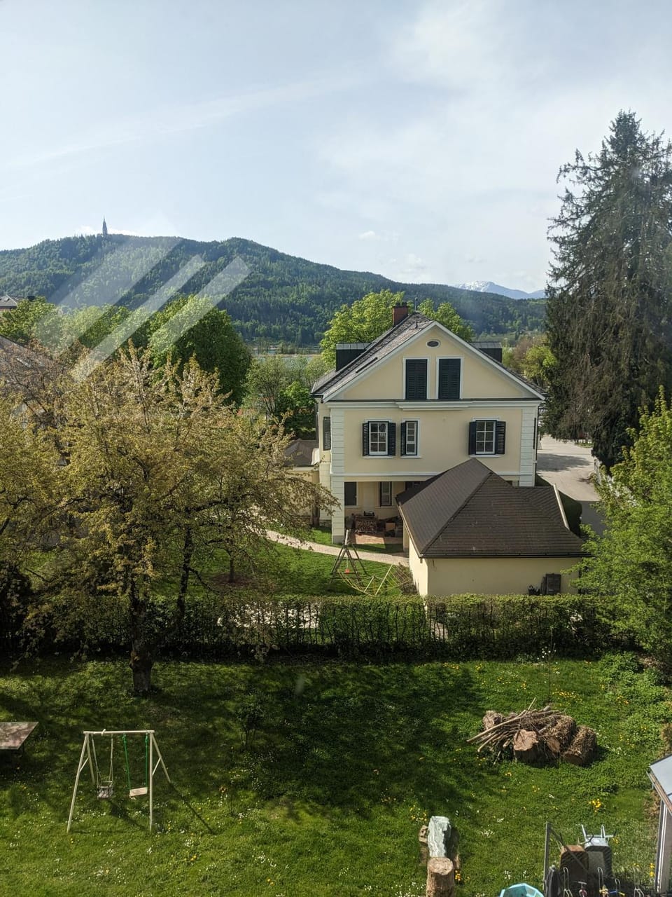Spring, Day, Natural landscape, Garden, Garden view, Mountain view