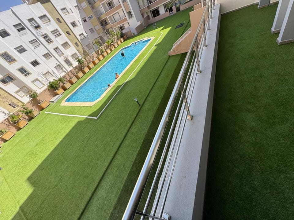 Property building, Day, Natural landscape, Garden, Garden view, Pool view, Swimming pool