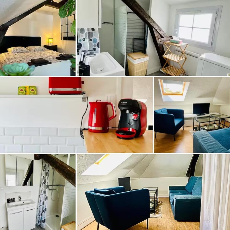 Kitchen or kitchenette, Living room, Photo of the whole room