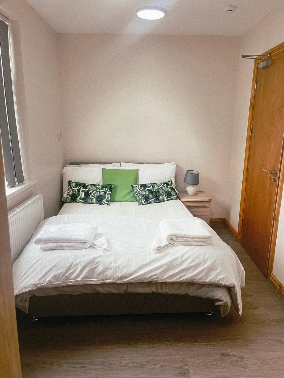 Bed, Photo of the whole room, Bedroom, towels, wardrobe