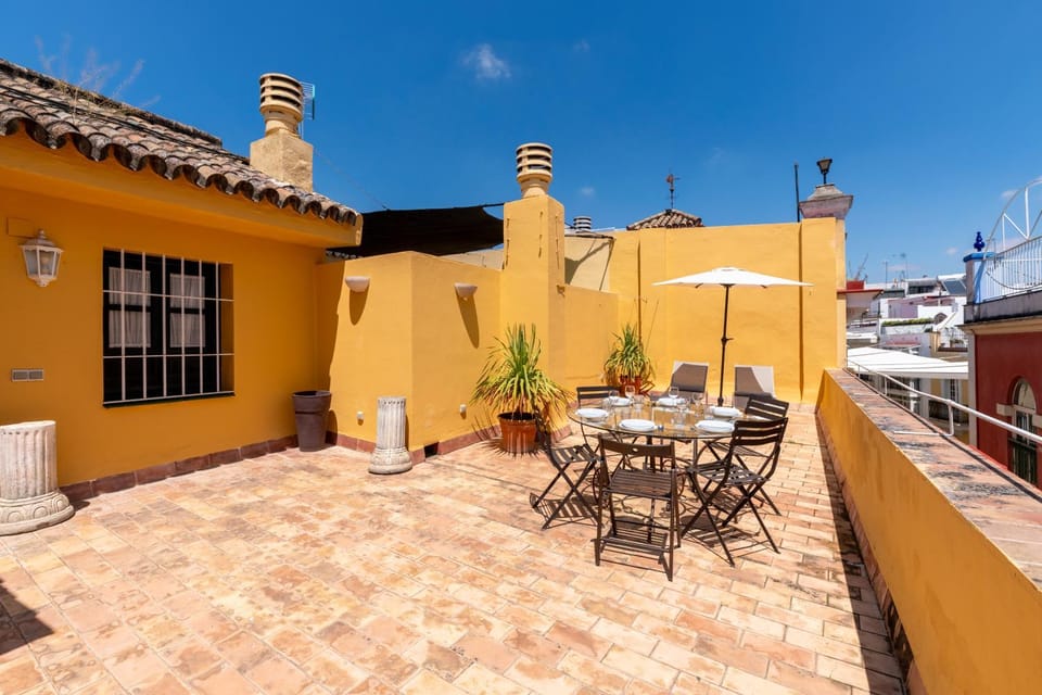 Property building, Patio, Day, View (from property/room), Balcony/Terrace, Balcony/Terrace, Dining area