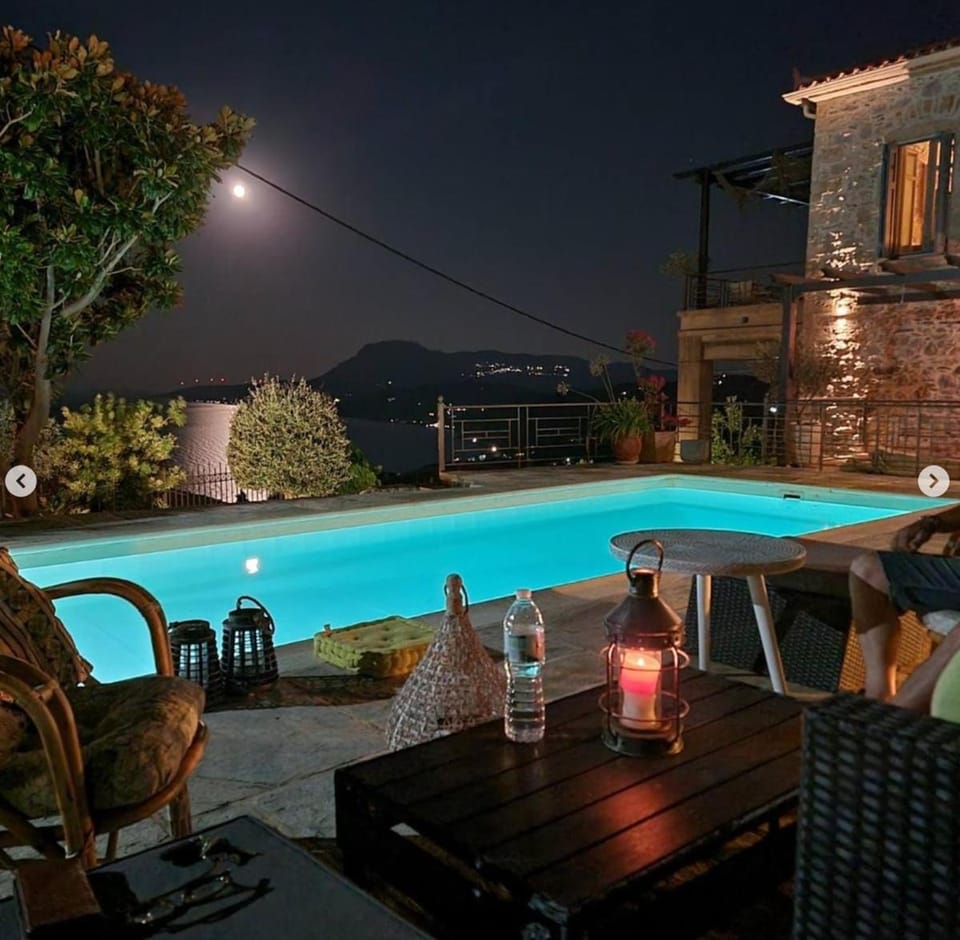 Night, Swimming pool