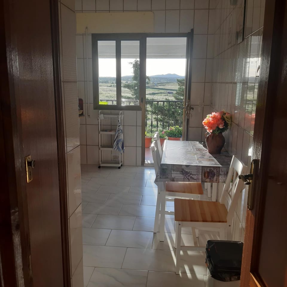 Kitchen or kitchenette, microwave, oven, stove, trouser press, wardrobe, washing machine