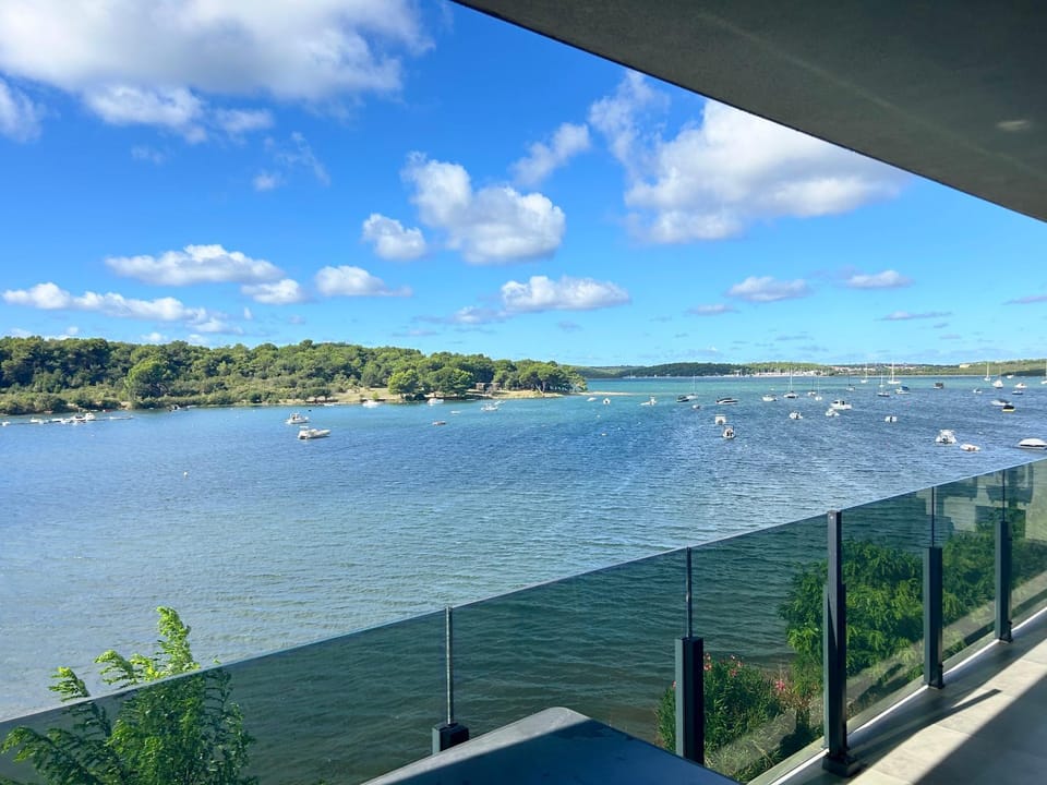 Property building, Natural landscape, View (from property/room), Balcony/Terrace, Sea view