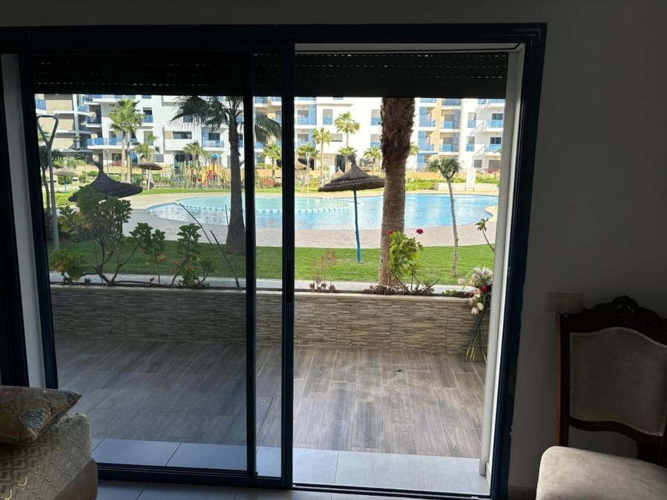 Modern 2-room with pool, close to beach, private parking Apartment in Tangier-Tétouan-Al Hoceima