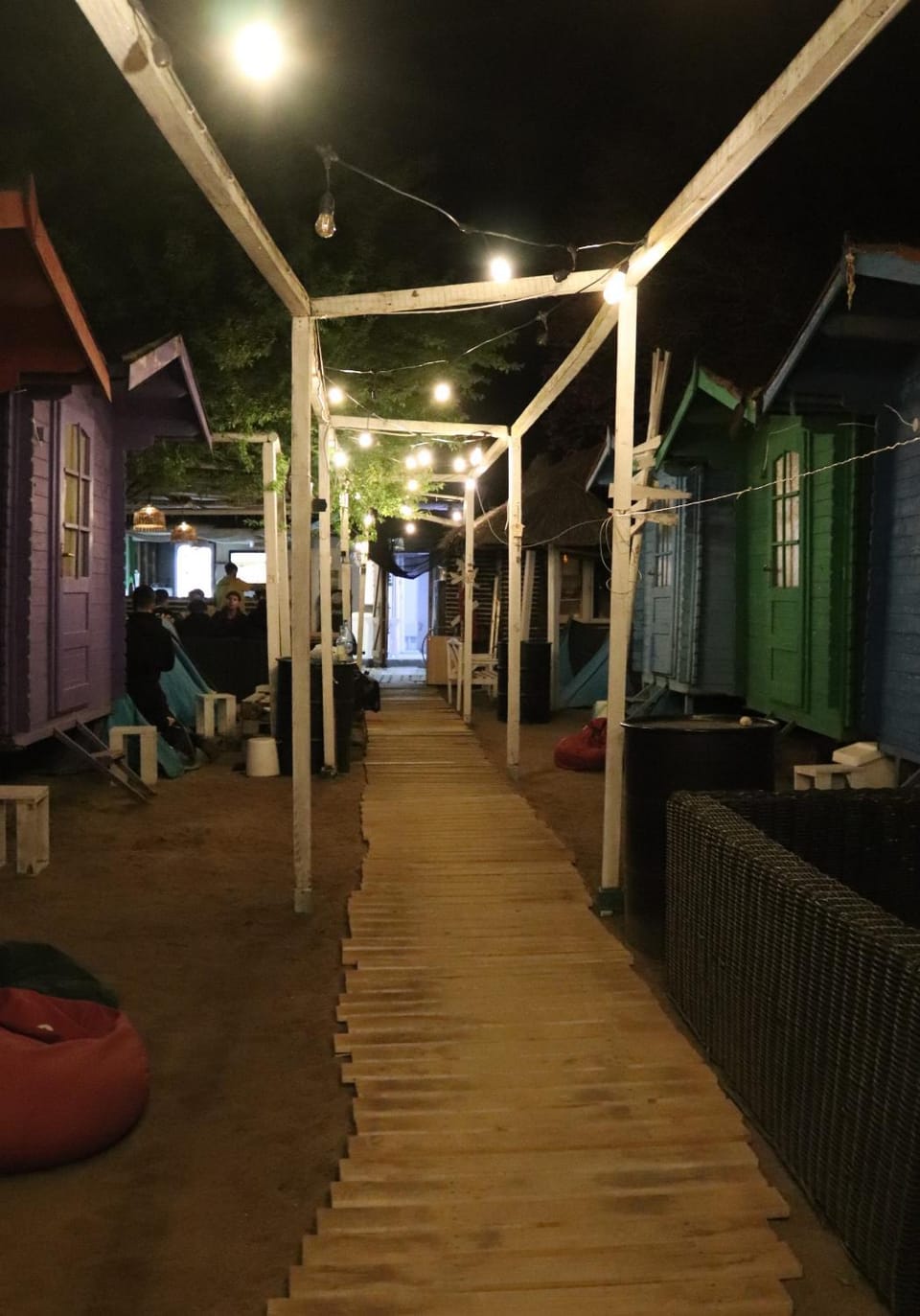 Property building, Facade/entrance, Night, Inner courtyard view