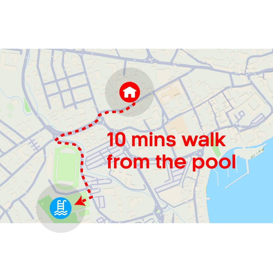 Text overlay, Text overlay, Swimming pool